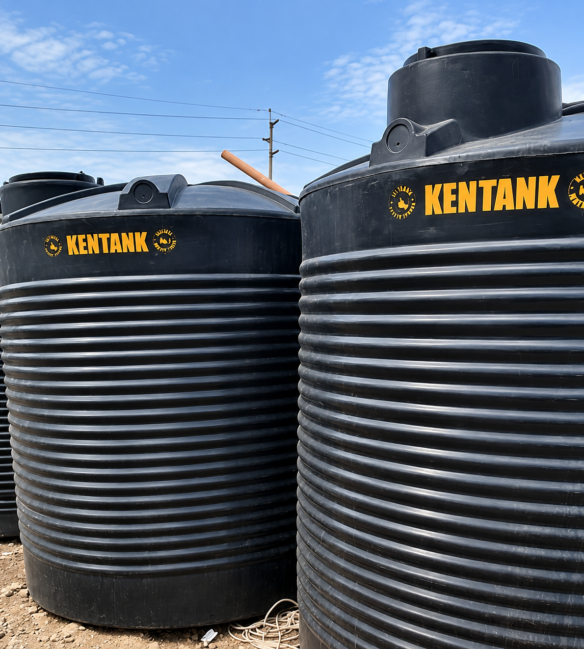 1,000L Kentank plastic water tank in Kenya